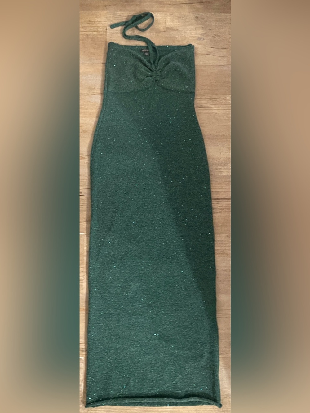 wild fable Dark Green Glitter dress
